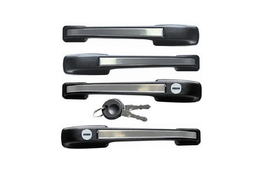 GOLF I/II COMPLETE EXTERIOR DOOR HANDLE SET WITH KEY