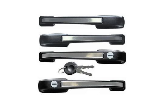 GOLF I/II COMPLETE EXTERIOR DOOR HANDLE SET WITH KEY - Mr AutoMotive SA